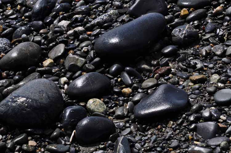 rocks on beach